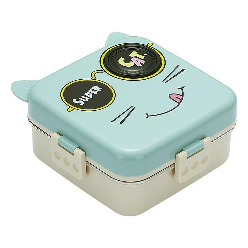 Carnival Stainless Steel Lunch Box - Cat