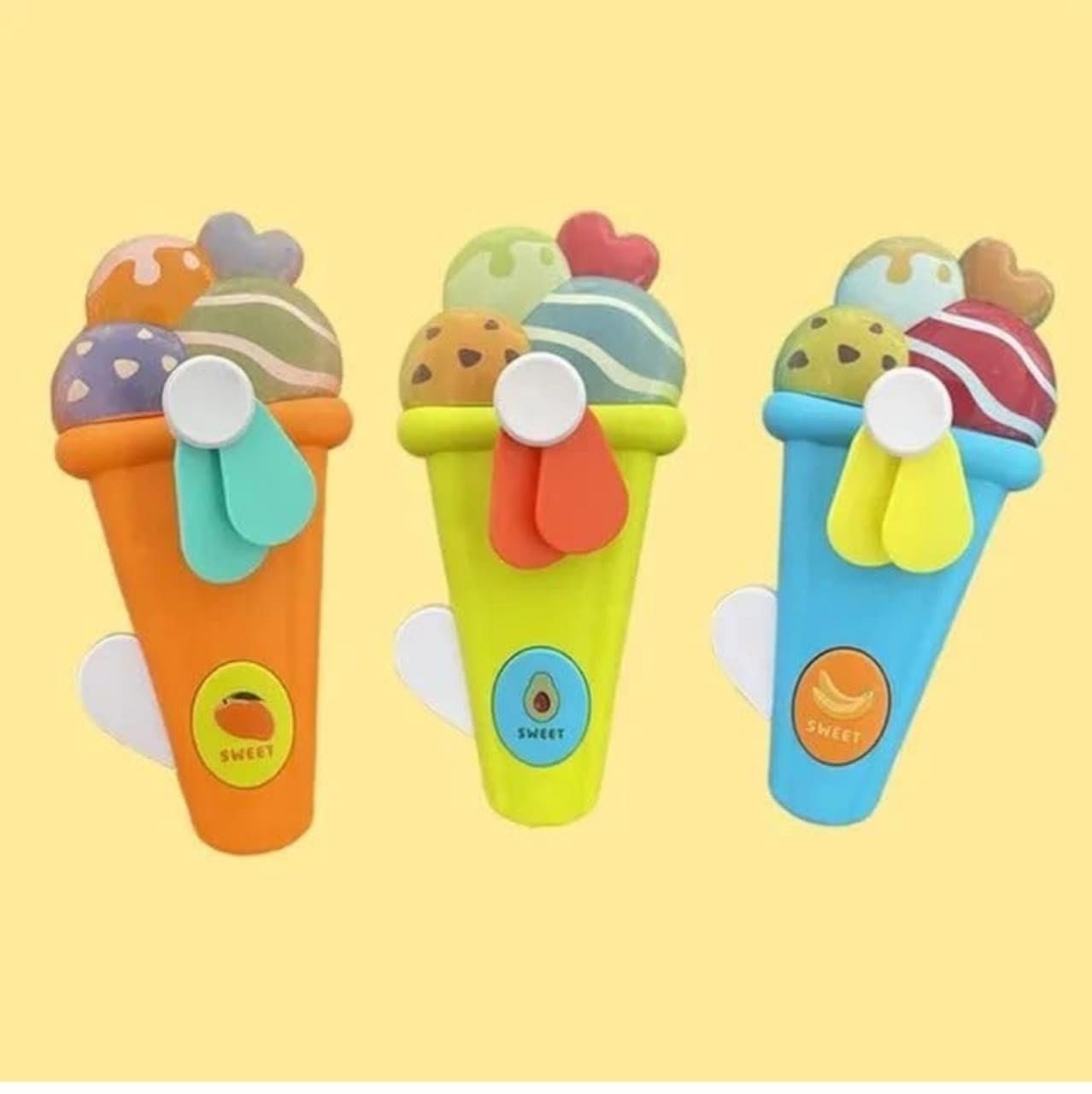 Ice Cream Hand Fan (1 pc)