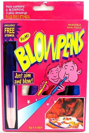 Blow Pen Set of 6