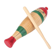 Wood Fish Shaped Guiro Wooden Percussion