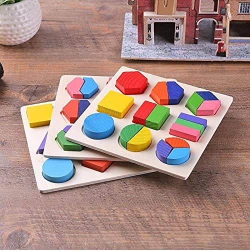 Geomentrice Shape Puzzle - 3 Set