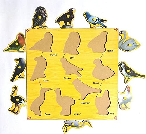 Birds Puzzle Pin Board
