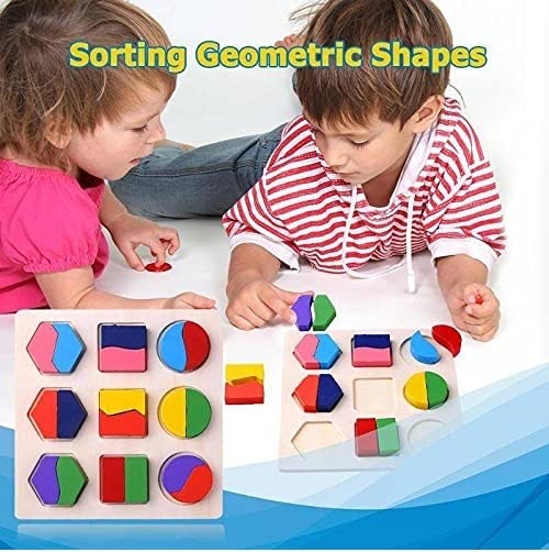 Geomentrice Shape Puzzle - 3 Set