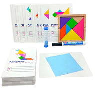 Tangram Letters Writing Cards