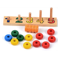 Wooden Stacking Ring 1-5 Set