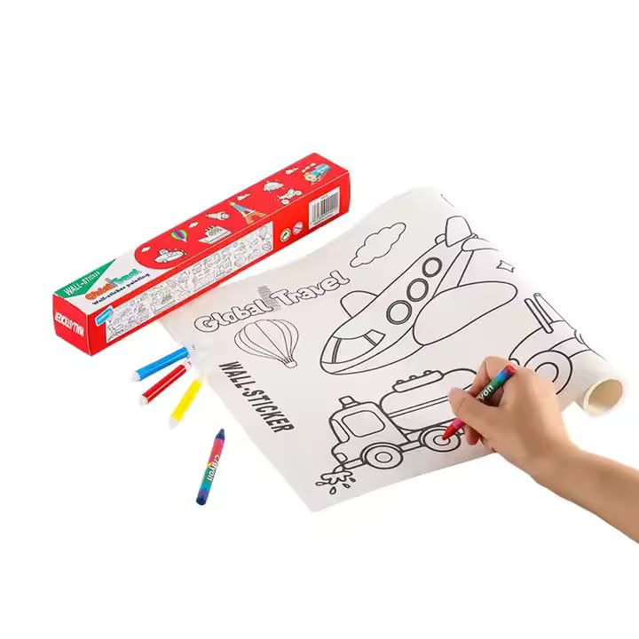 Drawing Roll, Coloring Paper Roll, 30 X 300 Cm (Different theme)