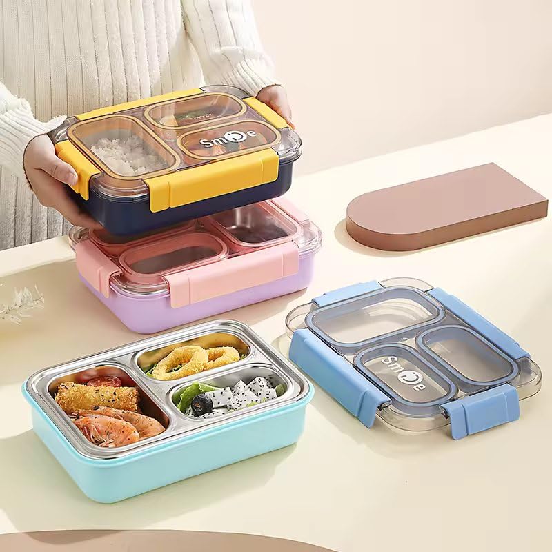 3 Grid Bento Lunch Box