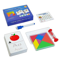 Tangram Letters Writing Cards