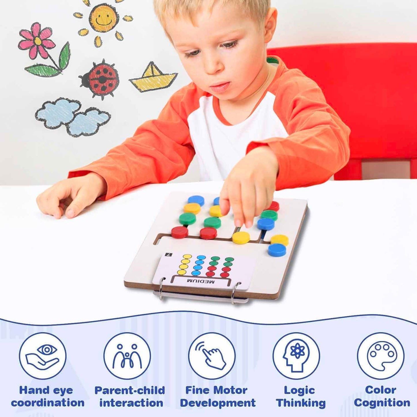 Colour Coder-Montessori Slide Puzzle