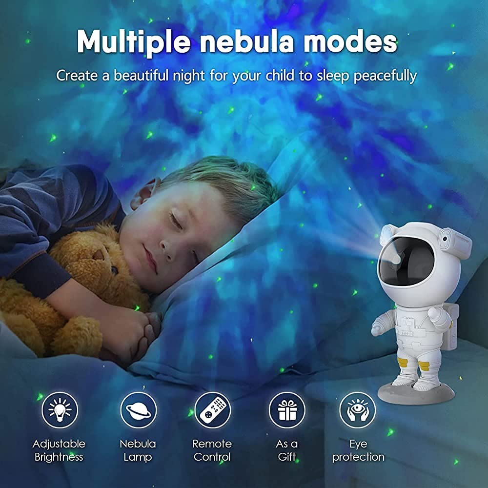 Astronaut Galaxy Projector Night Light