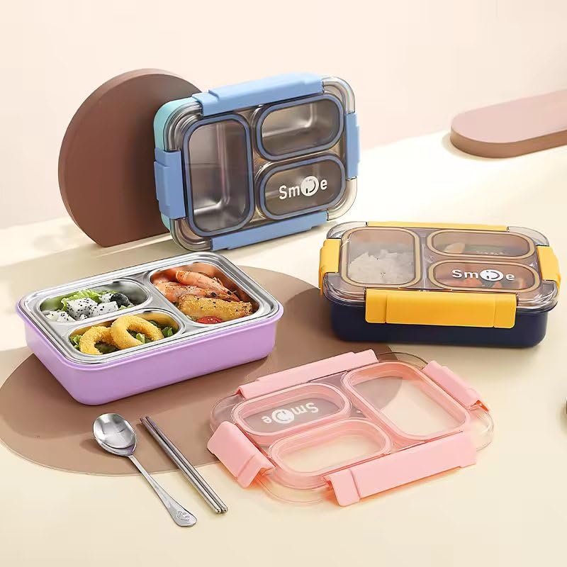 3 Grid Bento Lunch Box