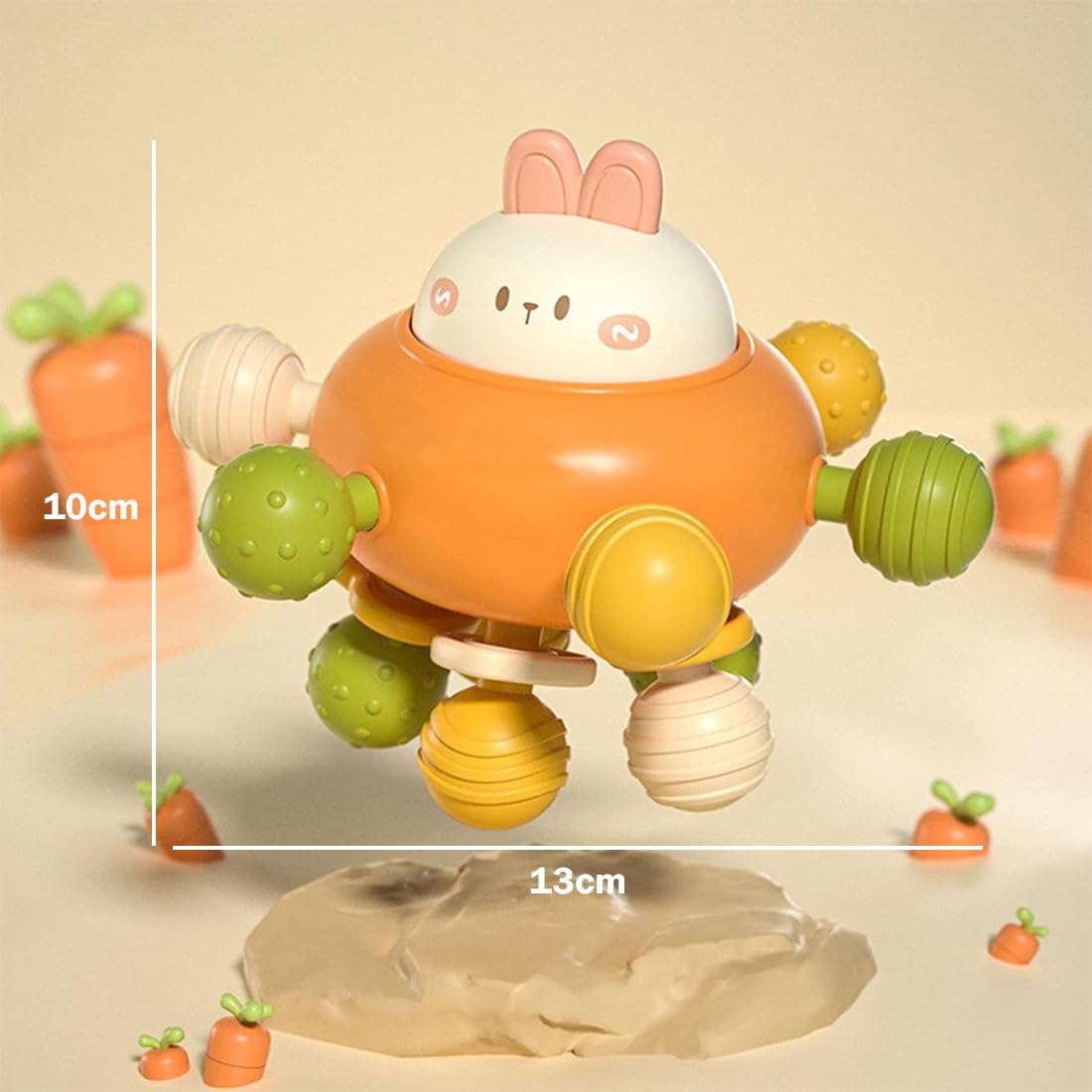3 in 1 Teether Grasping Toys