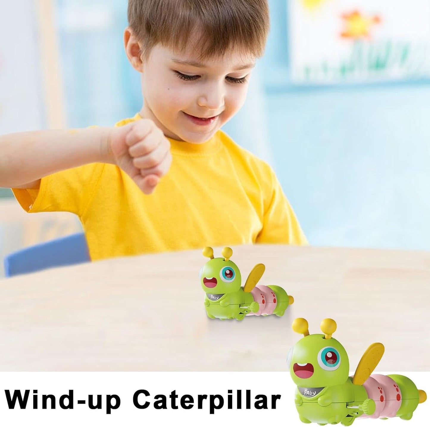 Wind up Rolling Caterpillar Toy