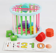 Wooden Color Sorting Stacking Rings
