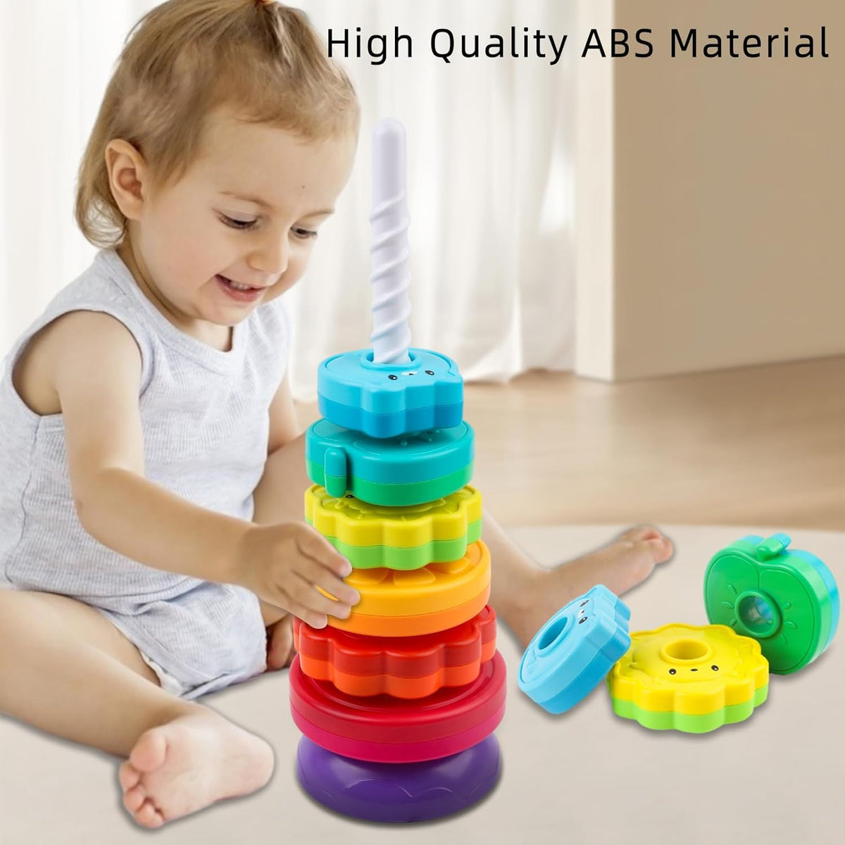 Spinning Rainbow Tower