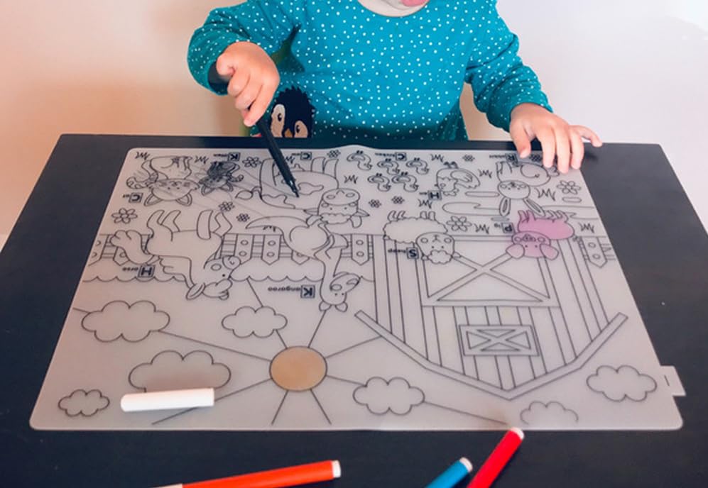 Animal Doodle Table Mat