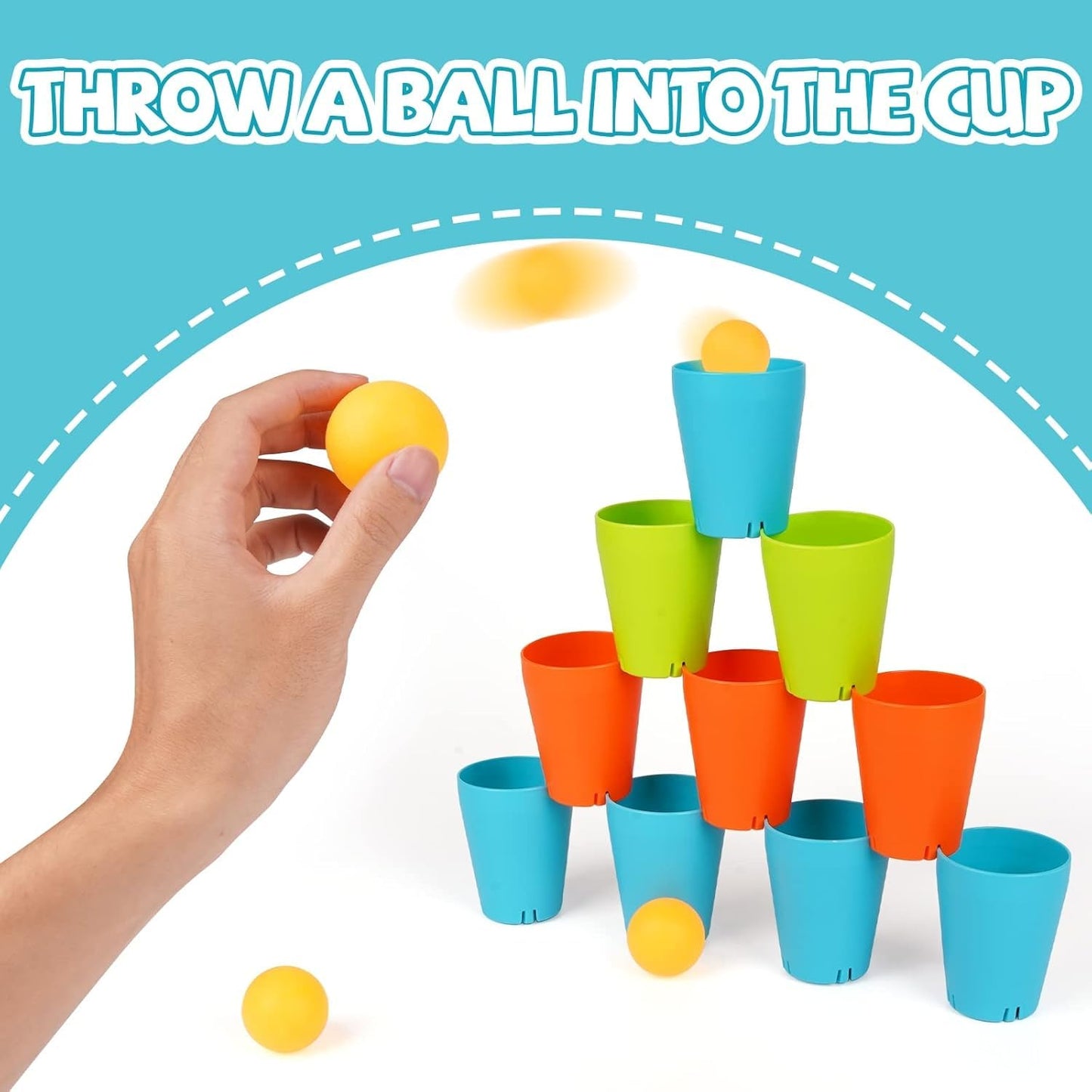 Baby Stacking Cups, Pitching Game