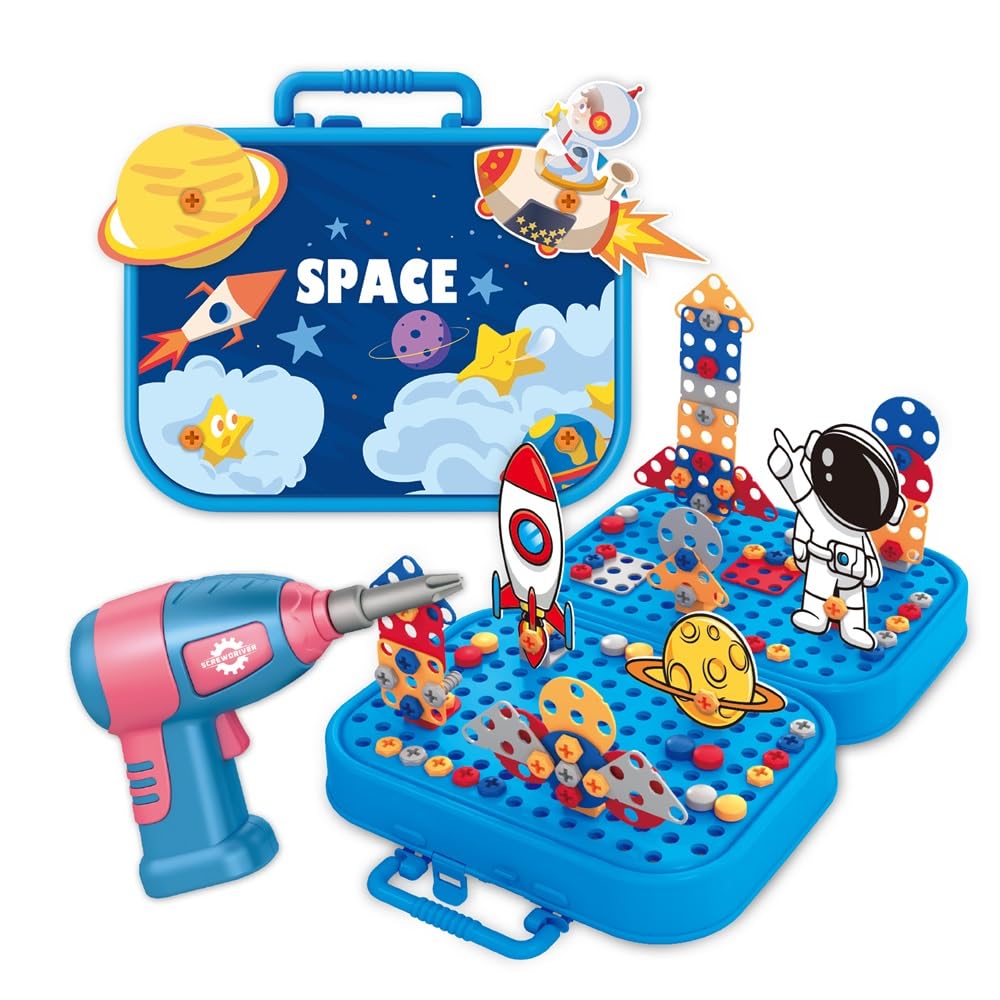 Self spell box with screw Driver(Dino & space)
