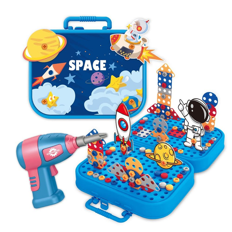 Self spell box with screw Driver(Dino & space)