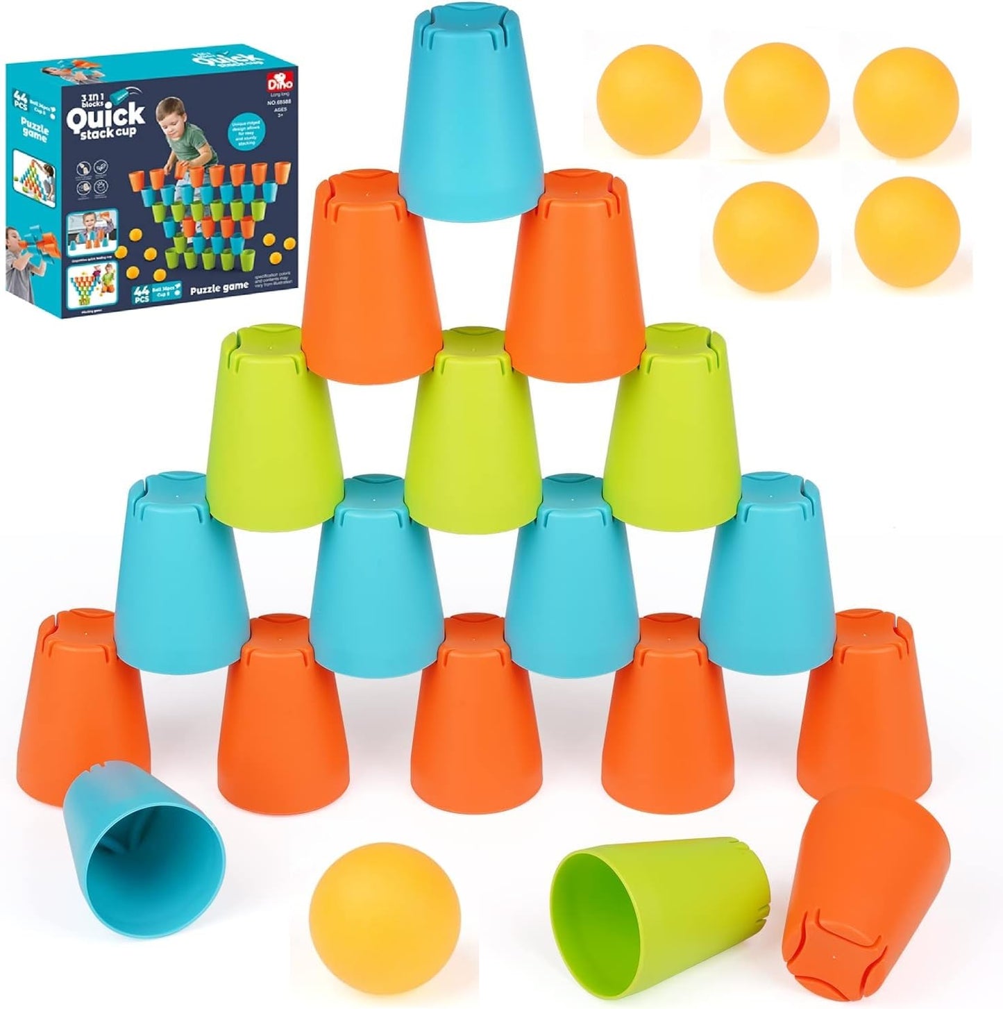 Baby Stacking Cups, Pitching Game