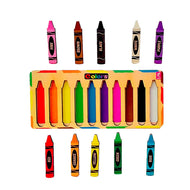 Colors and Crayon Matching Puzzle