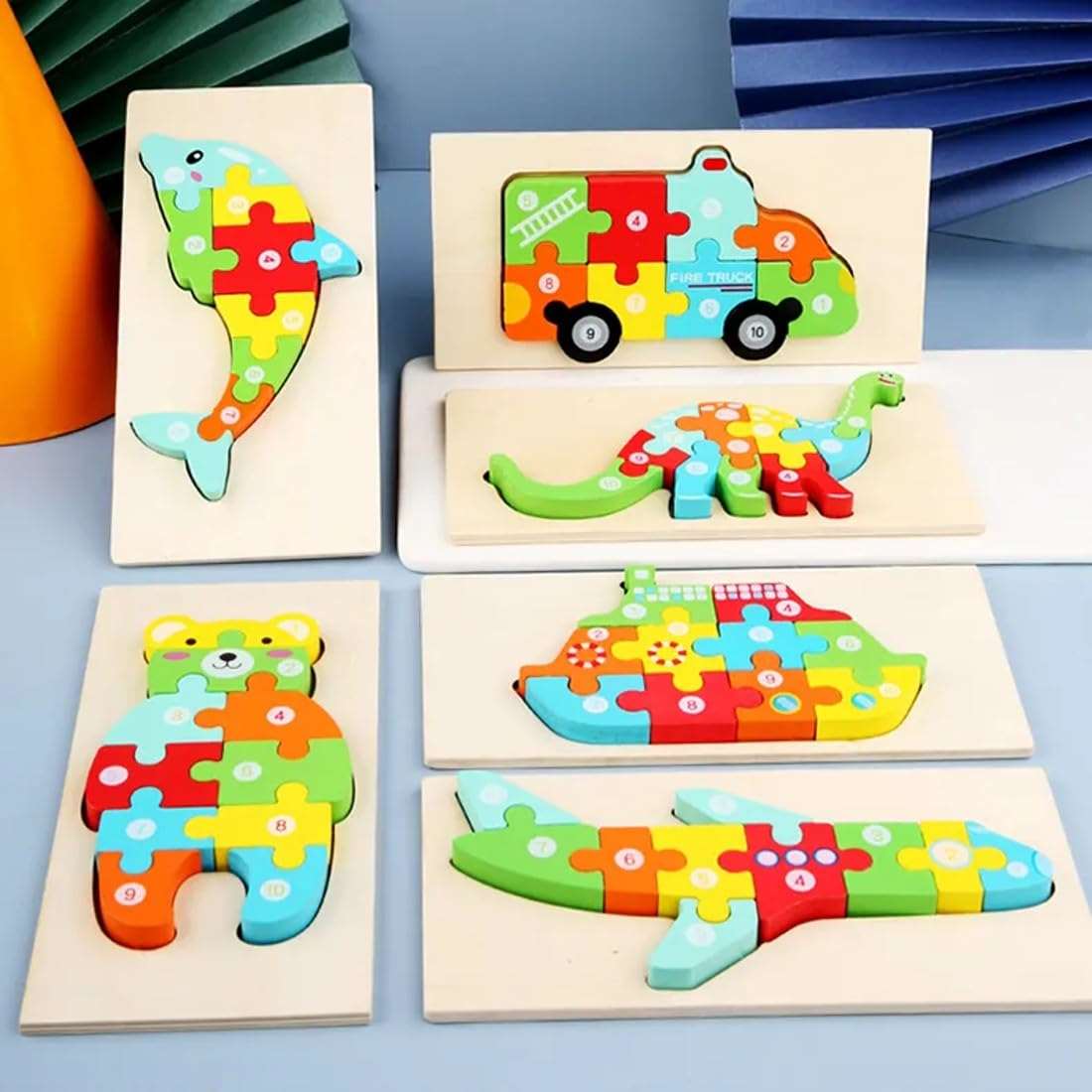 123 Shape Puzzle - Small ( 1 pc)