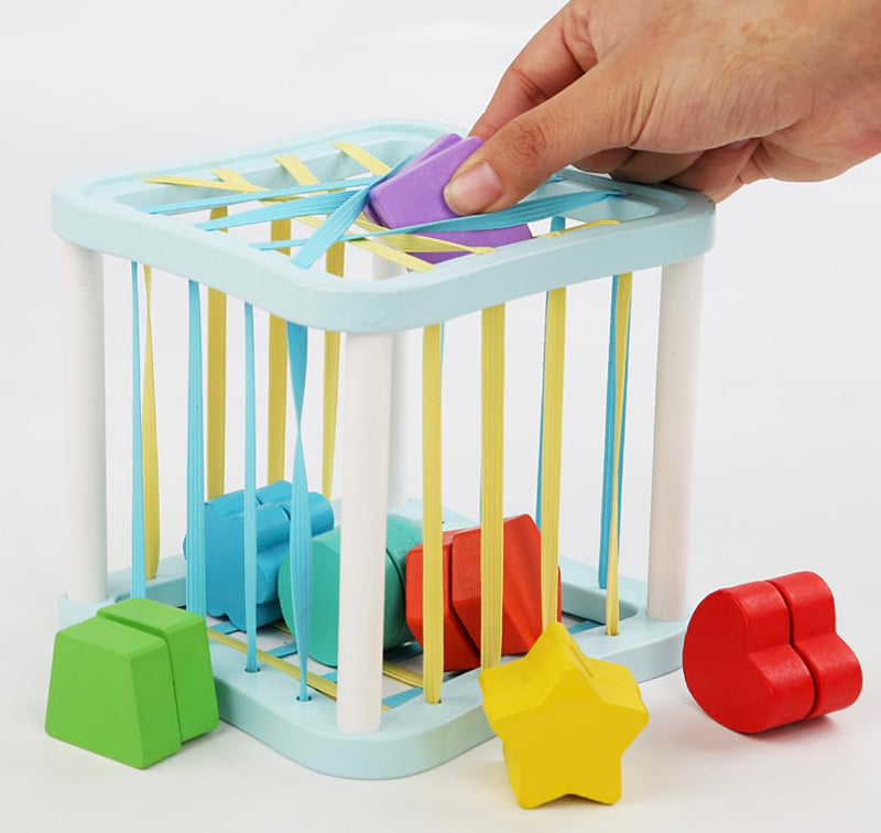Wooden Color Sorting Stacking Rings