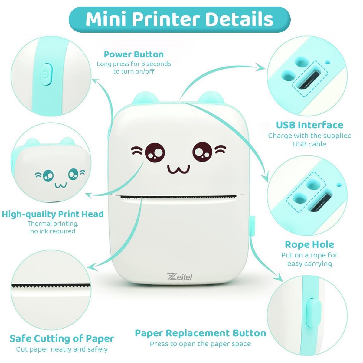 Portable Mini Printer