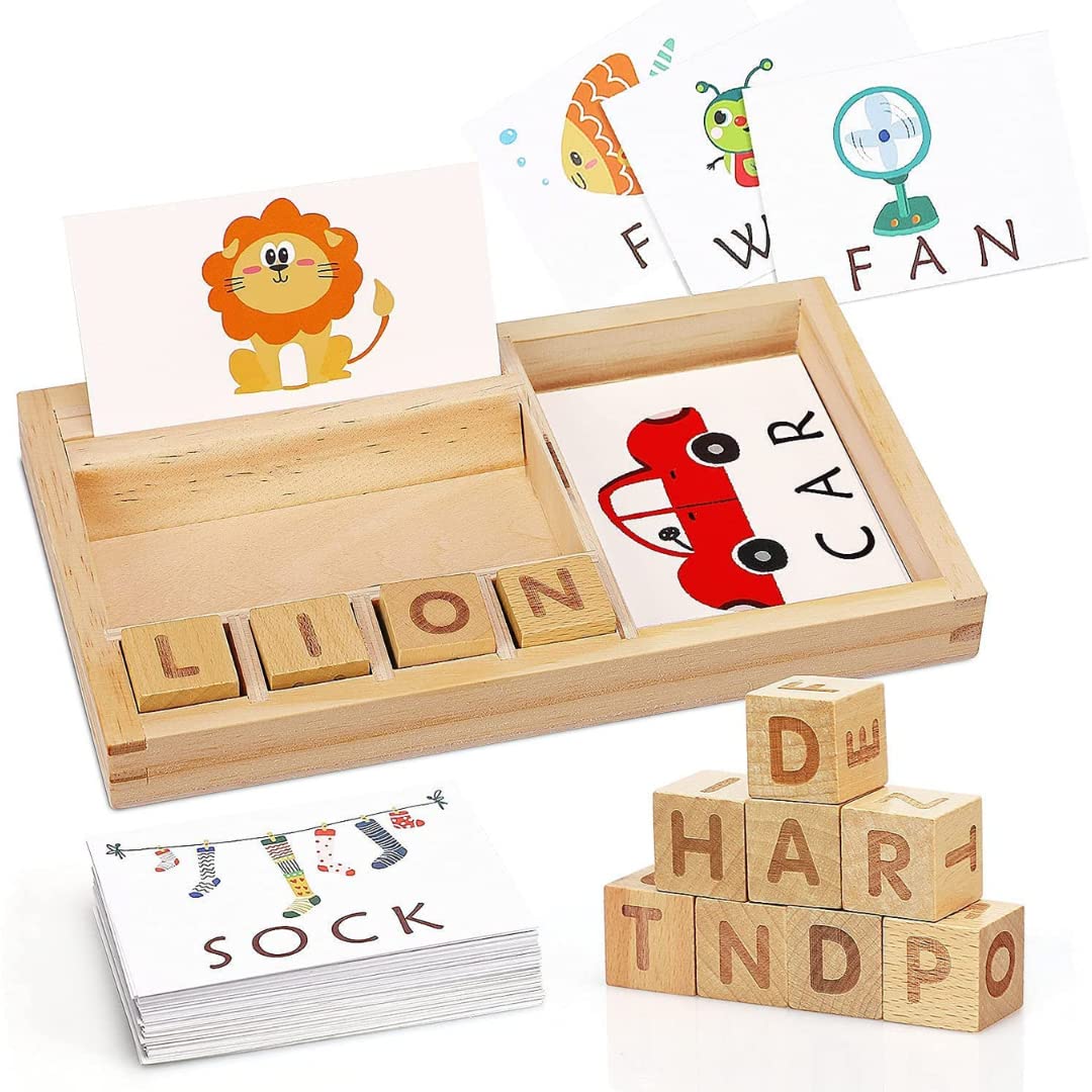 Wooden Spelling Game