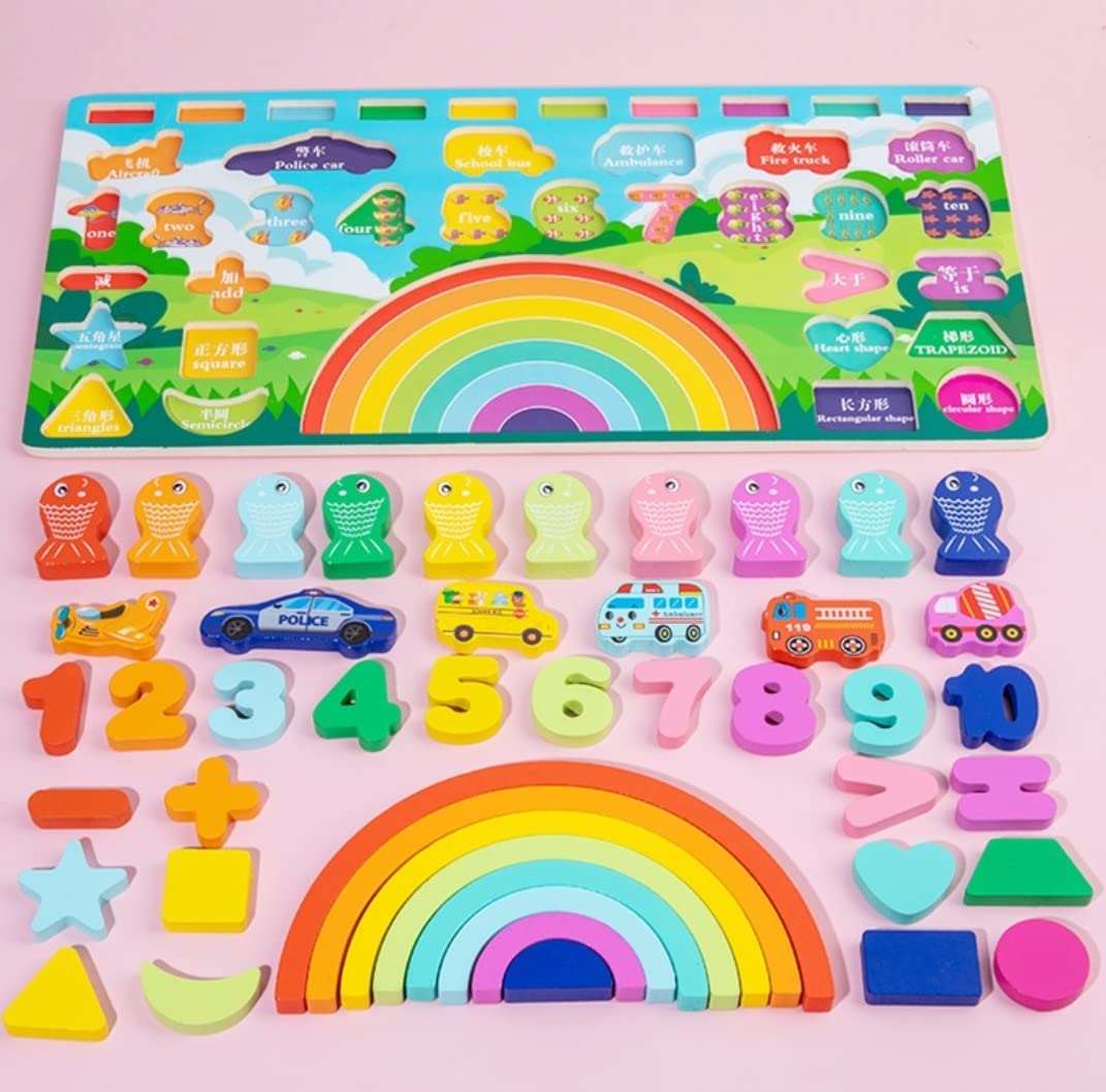 Rainbow 123 Magnetic Game