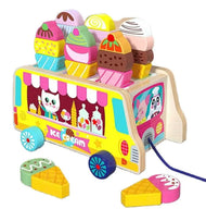 Wooden Ice Cream Cart