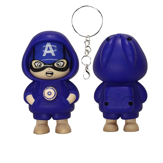 Face Changing Cartoon Keychain (1 Pc) (Random Color)