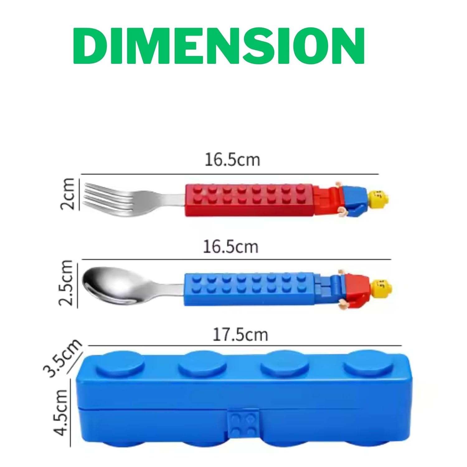 Brick Bite Lego Cutlery Set