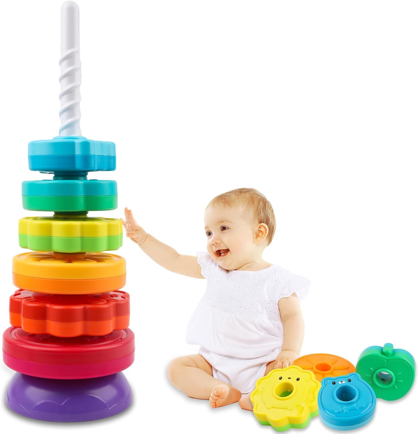 Spinning Rainbow Tower