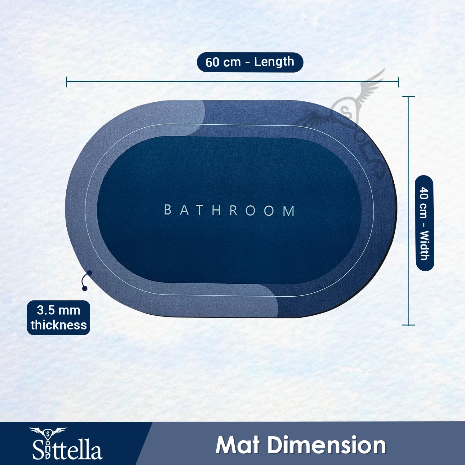 Bathroom Mat Anti Slip