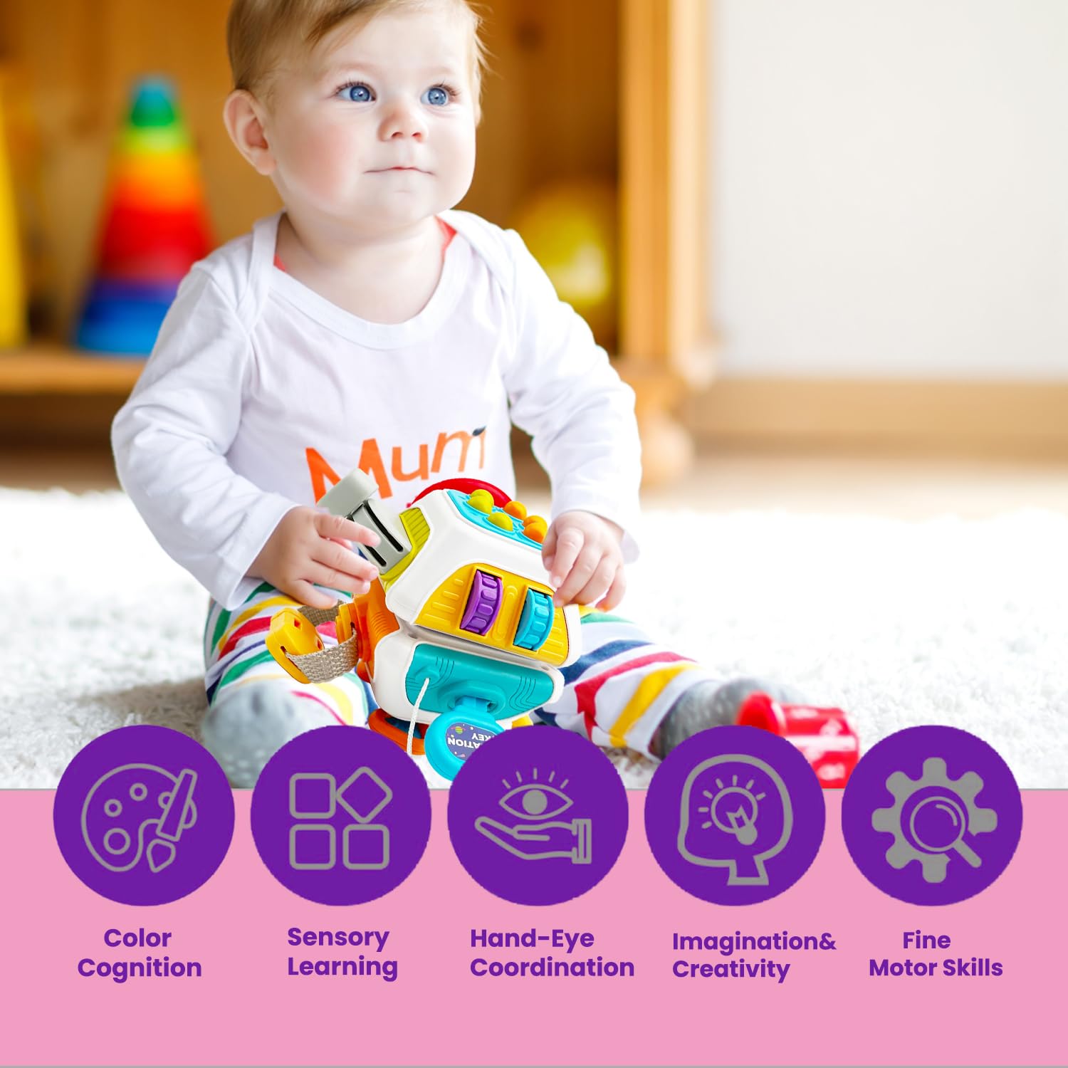 10 in 1 Busy Cube Activity Toy