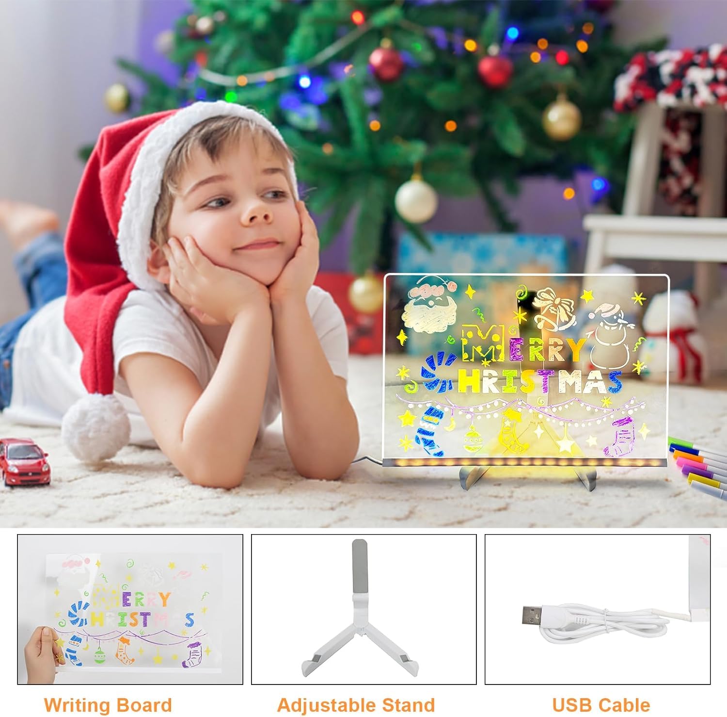 DIY 3D LED Acrylic Writing board