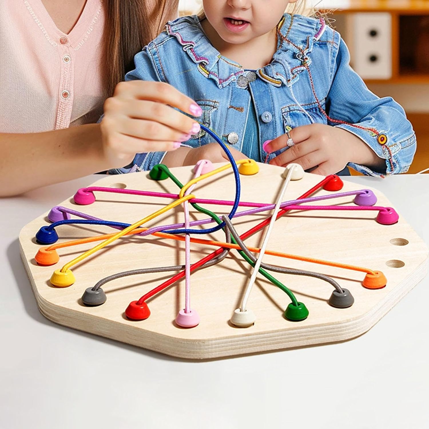 Wooden Rope Challenge Game - Brainy Knots – Kuviyal