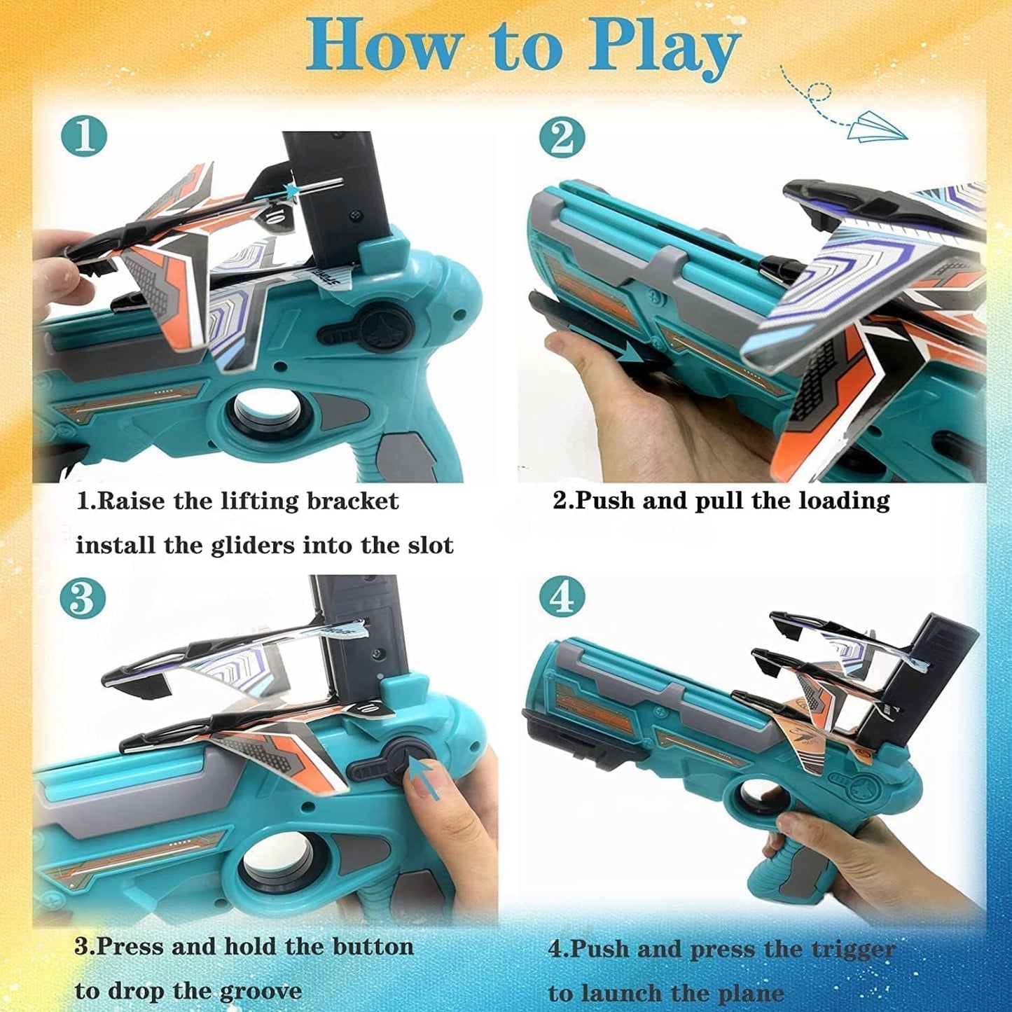 Airplane Launcher Gun Toy