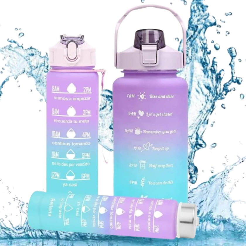 3 Water Bottle Set (2000ML, 900ML, 300ML)