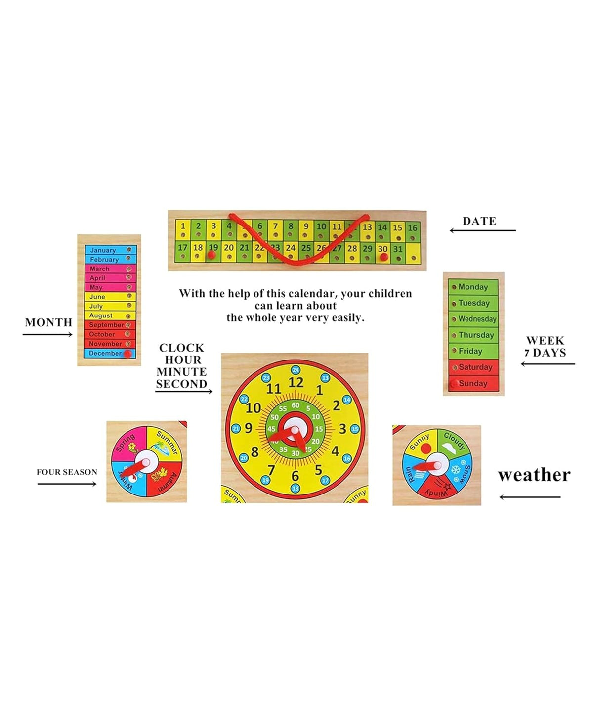 Wooden Calendar - Kuviyal