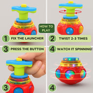Musical Light-Up Spinning Top