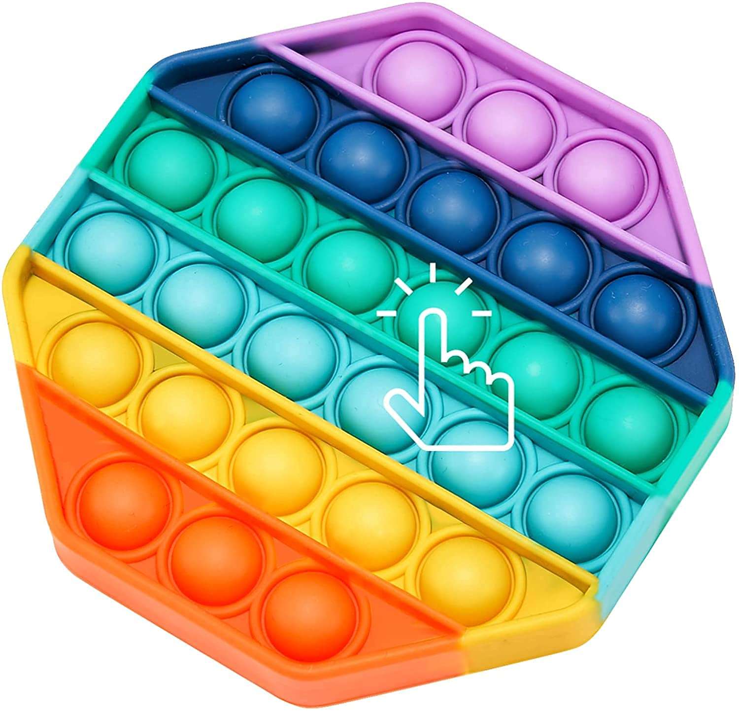Pop It Fidget Toy  -  Hexagon Shape
