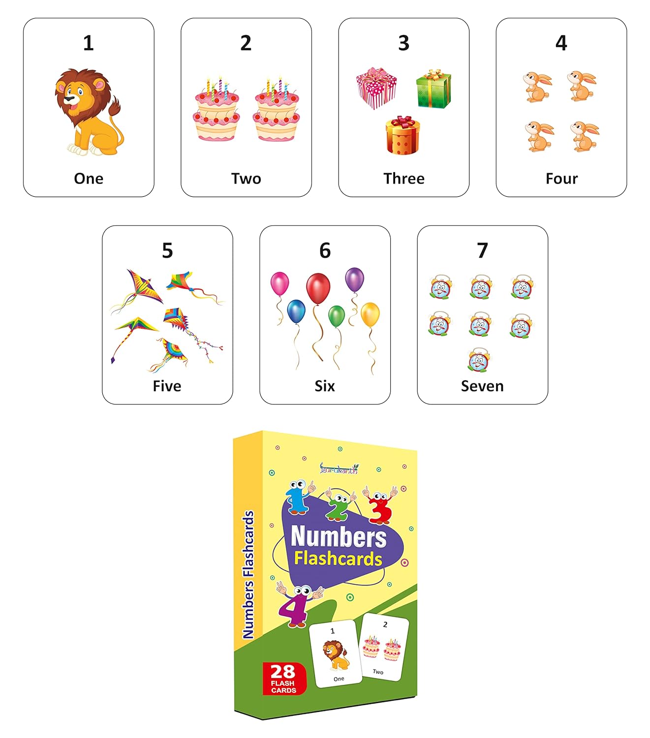 Flash Cards Set of 7