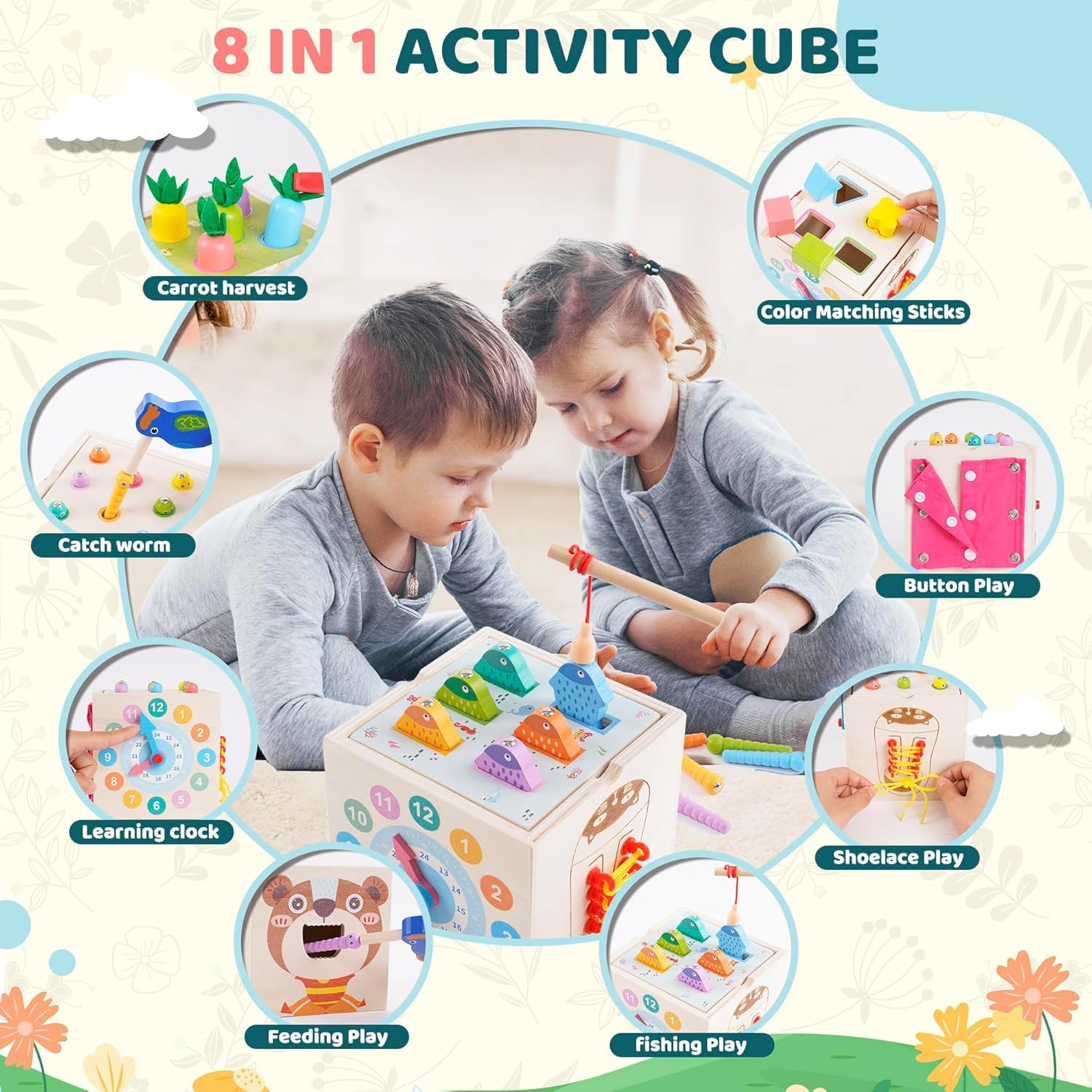 8 in 1 Montessori Toy