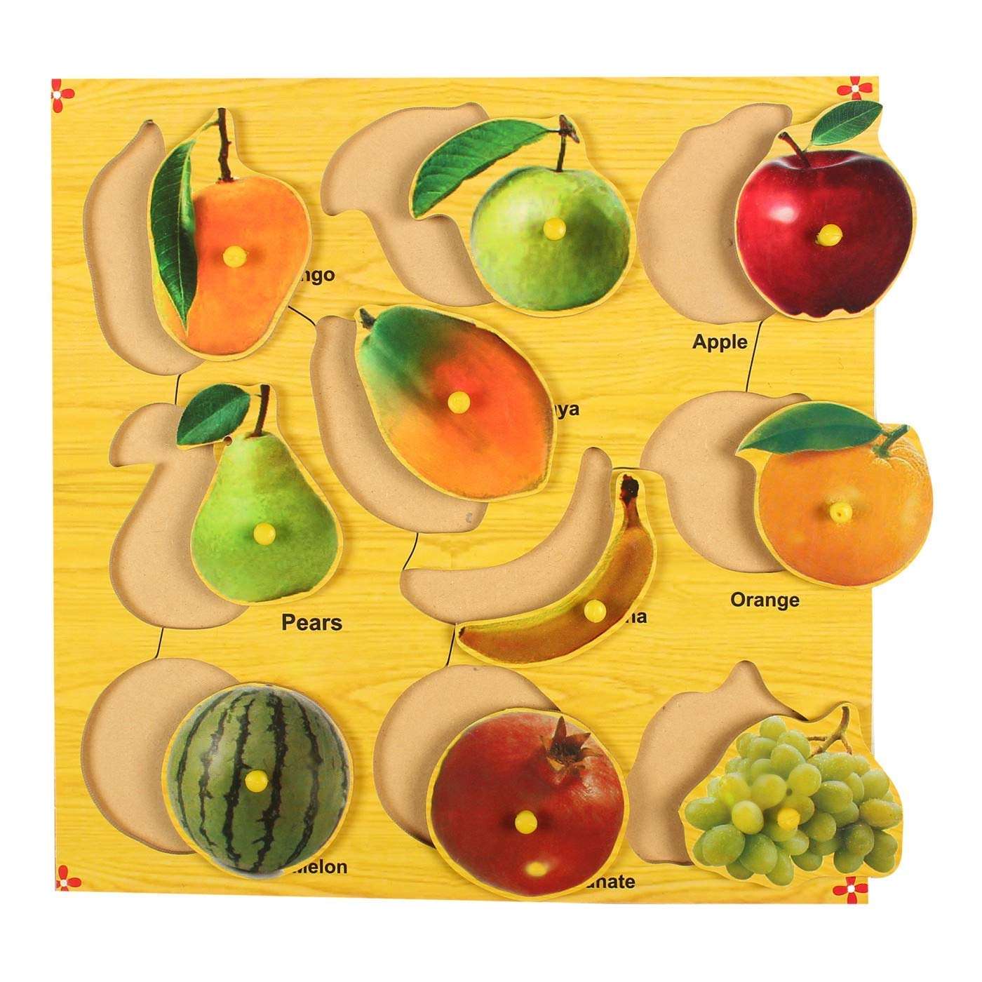 Fruit Puzzle Pin Board