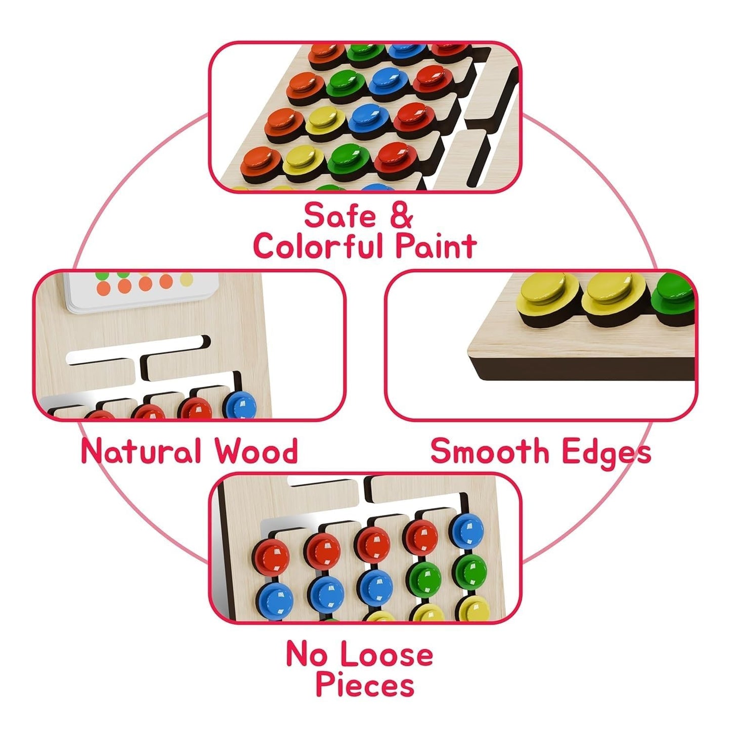 Colour Coder-Montessori Slide Puzzle