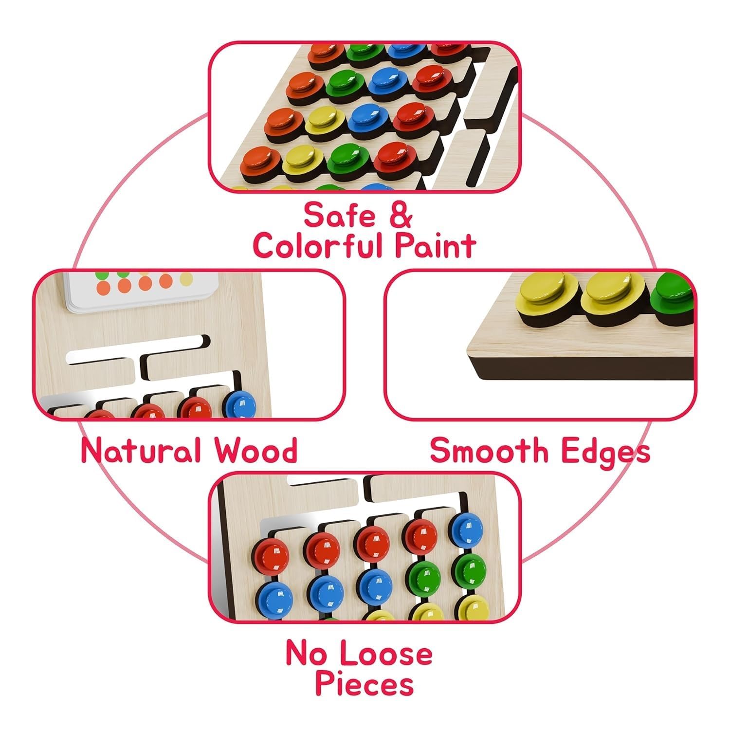 Colour Coder-Montessori Slide Puzzle