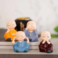 Buddha Monk-Set of 4 (Home Decor)