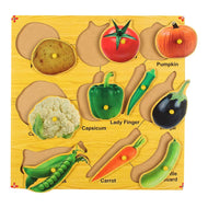 Vegetable Puzzle Pin Board